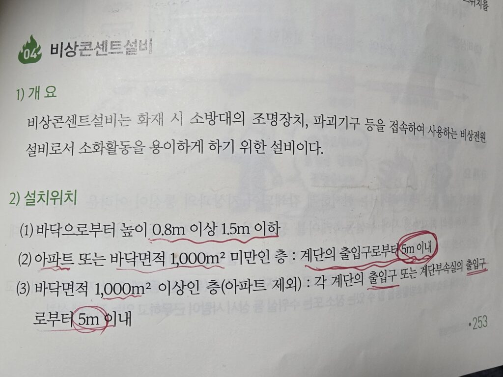 비상콘센트설비-설치위치