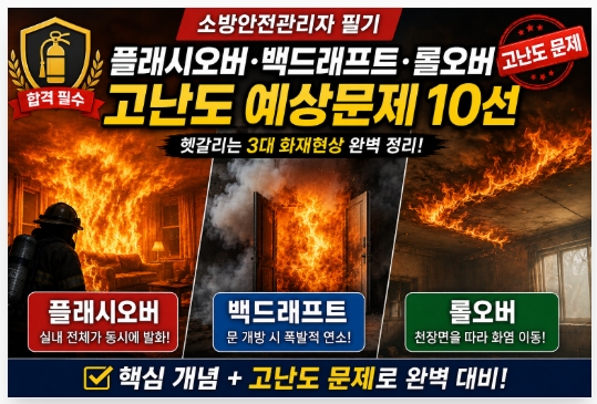 소방안전관리자-플래시오버-백드레프트-롤오버-썸네일